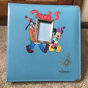 Walt Disney World 20th Anniversary Celebration Photo Album w/Mickey & Goofy